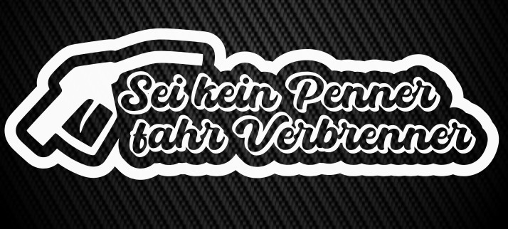 Decal 'Sei kein Penner'